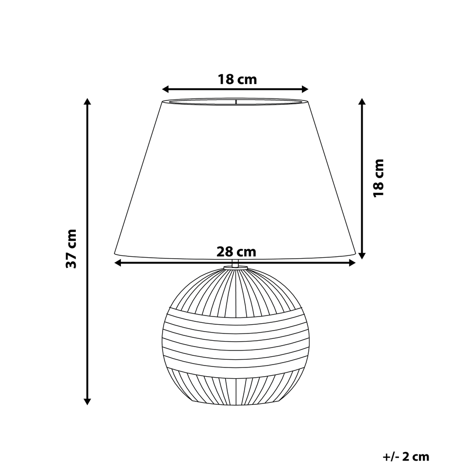 Bordlampe Sølv SADO