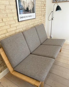 Børge Mogensen 2218 sofa i eg  med nye hyndesæt 