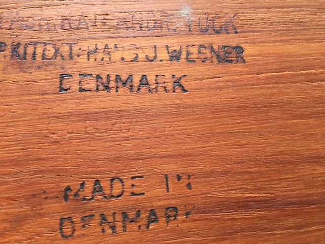 Wegner sofabord i teak At 10