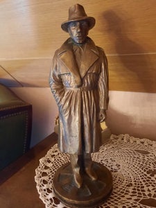 Otto Strehle - Statuette, Humphrey Bogart - 38 cm - Bronze