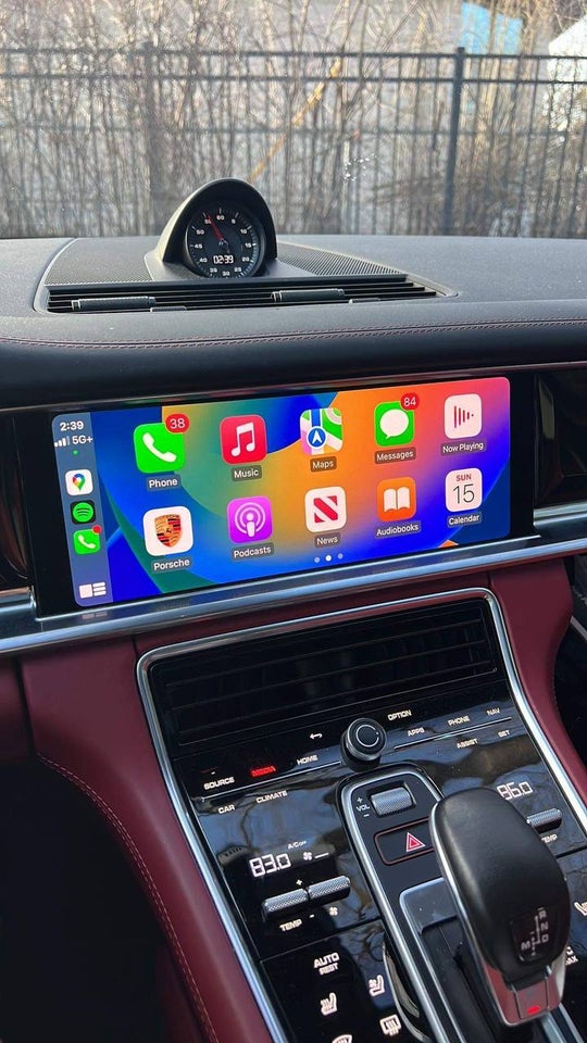 Porsche Fuld Skærm Carplay & Android Auto