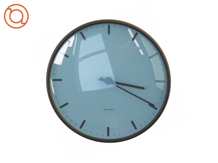 City Royal Blue Hall Wall Clock fra Arne Jacobsen str. 21 x 4 cm