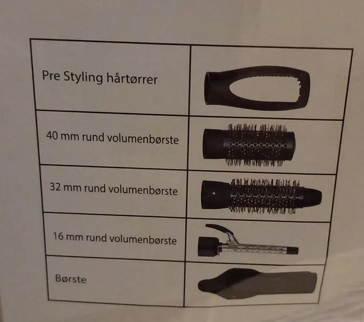 Hårstyler, 5i1