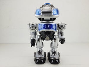 Defekt Robokid Programmable Disc Shooting Electric RC Robot til salg