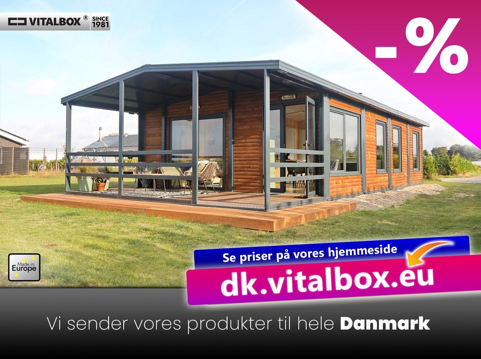 KONTOR CONTAINER, GÆSTEHUS, skurvogn, beboelsesm...