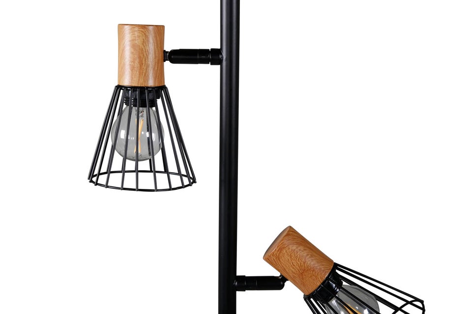 Atticus belysning gulvlampe 24x20x138,5cm stål s...