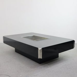 Mario Sabot - Willy Rizzo - Sofabord (1) - Aluminium, Træ