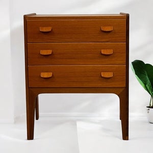 Poul Volter Style teak kommode | Danish Midcentury Modern