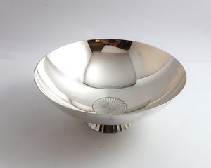 Georg Jensen. Sterling sølvskål på fod (925). Design Sigvard