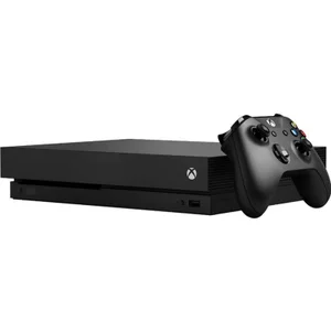 Microsoft Xbox One X 1 TB [HDD] Sort Meget flot
