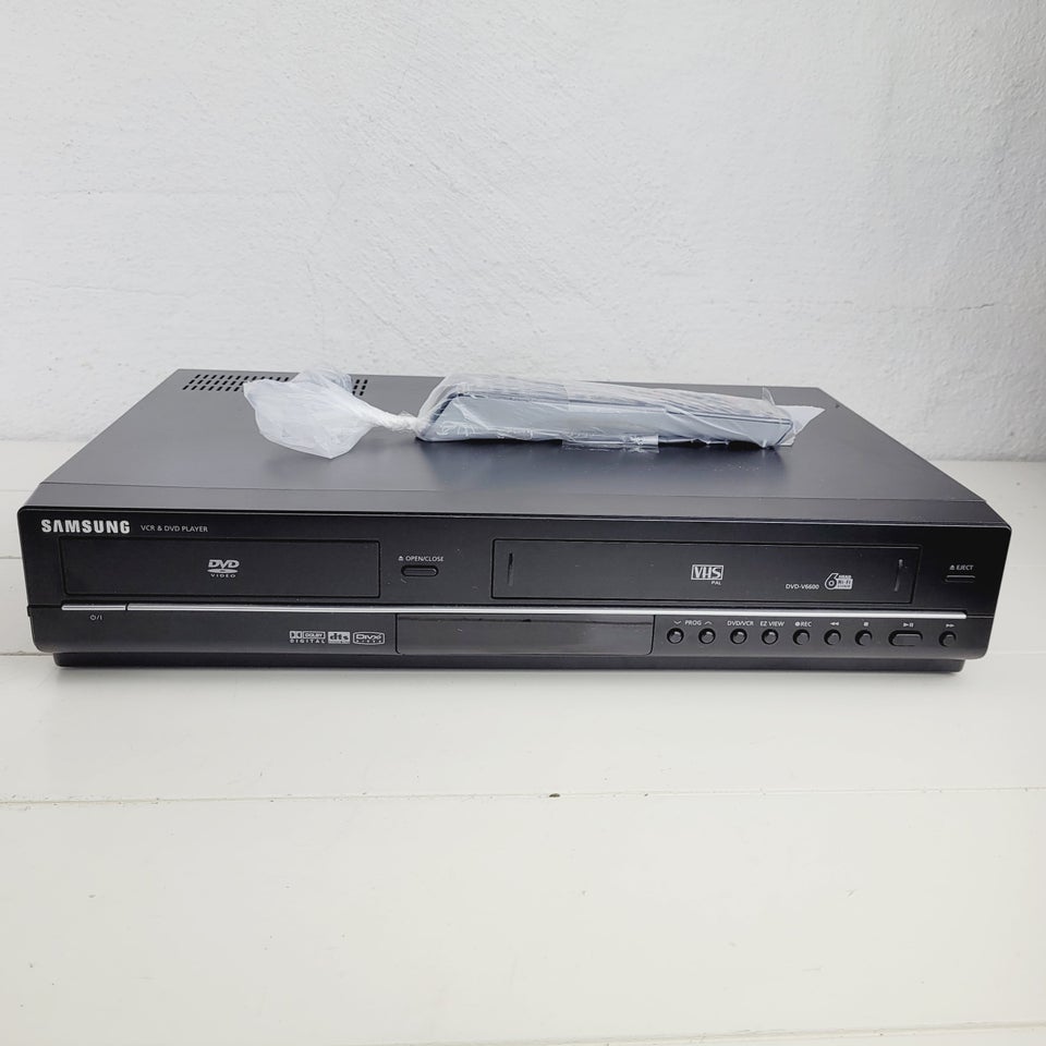 ⭐️- SAMSUNG DVD-V6600 Alt-i-én DVD og VHS Afspil...