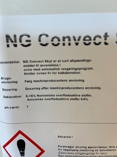 NG Convect skyl afspændingsmiddel til ovn, 5L (r...