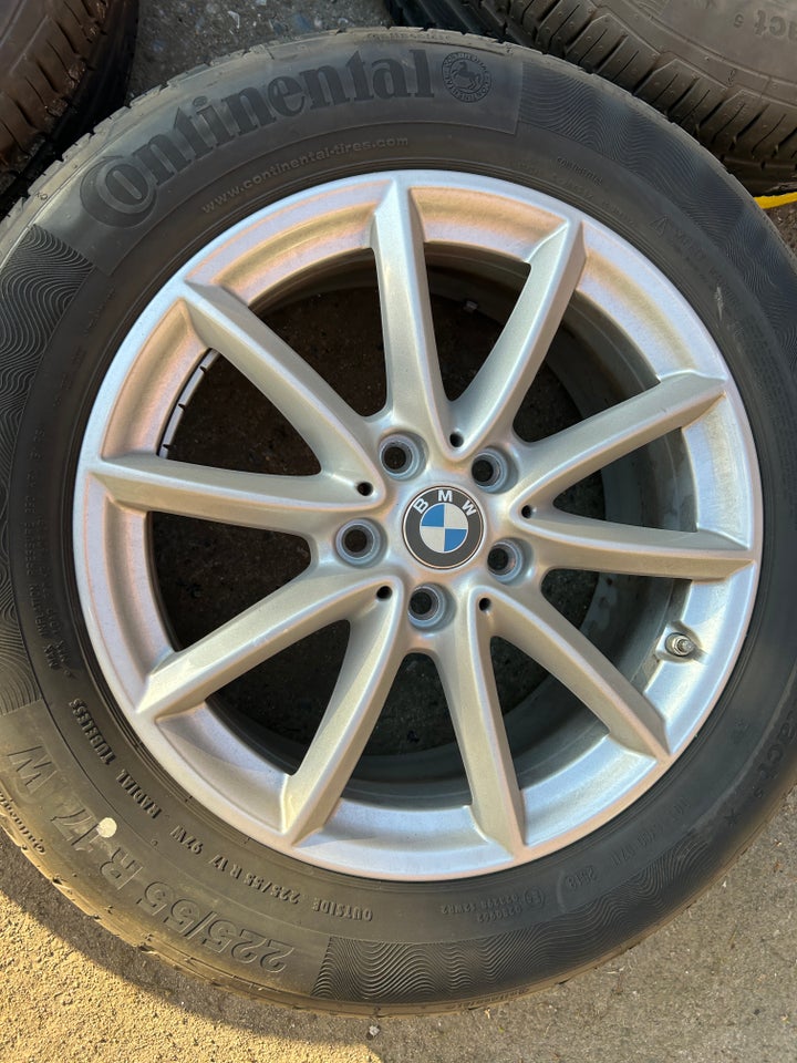 NYE BMW X1 X2 2 serie GT 17" originale sommerhjul 