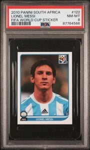 2010 - Panini - World Cup Stickers - Lionel Messi - #122 - 1 Graded sticker -...
