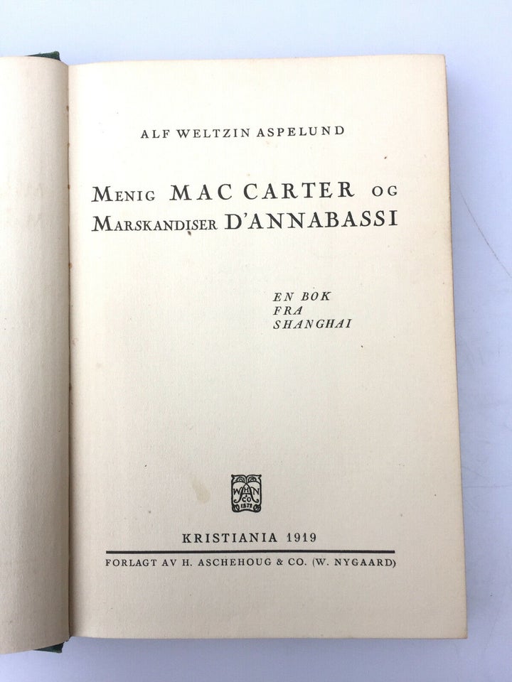 Menig Mac Carter og marskandiser d'Annabassi - A...