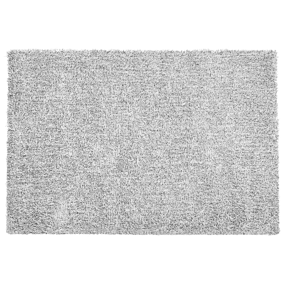 Tæppe 140 x 200 cm sort/hvid DEMRE