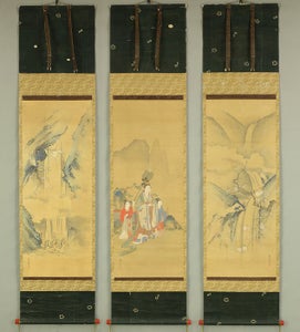 Seiōbō 西王母 (Queen Mother of the West) with Box - Attributed to Kano Tan'yū 狩野...