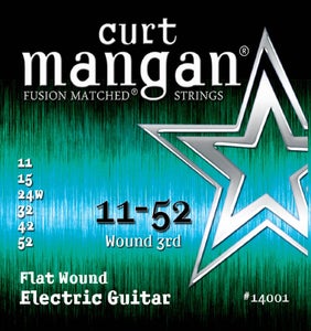 Curt Mangan 14001 Flatwound el-guitarstrenge 011-052