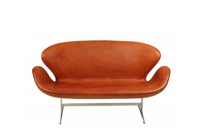 Arne Jacobsen Svane sofa i patineret cognac l der dba.dk K b