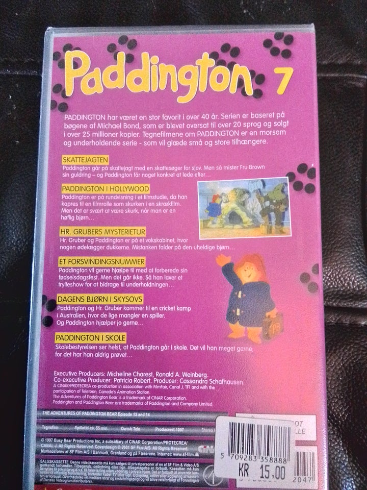 Paddington 7  på skattejagt  vhs