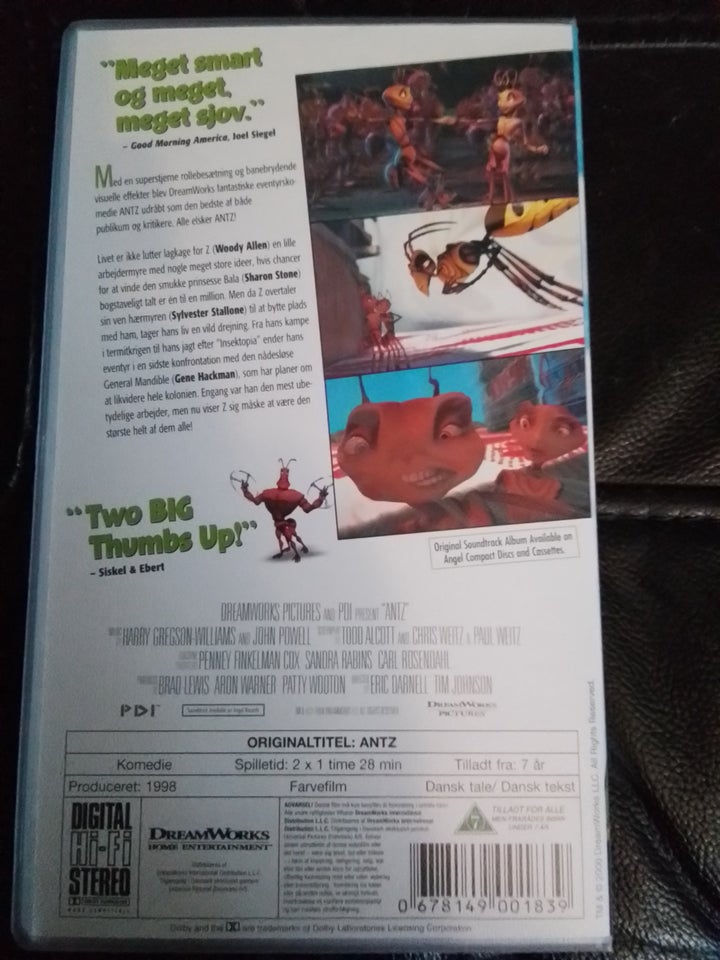 Antz  vhs