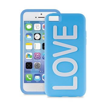 iPhone 5C Puro Love Silikone Cover - Blå