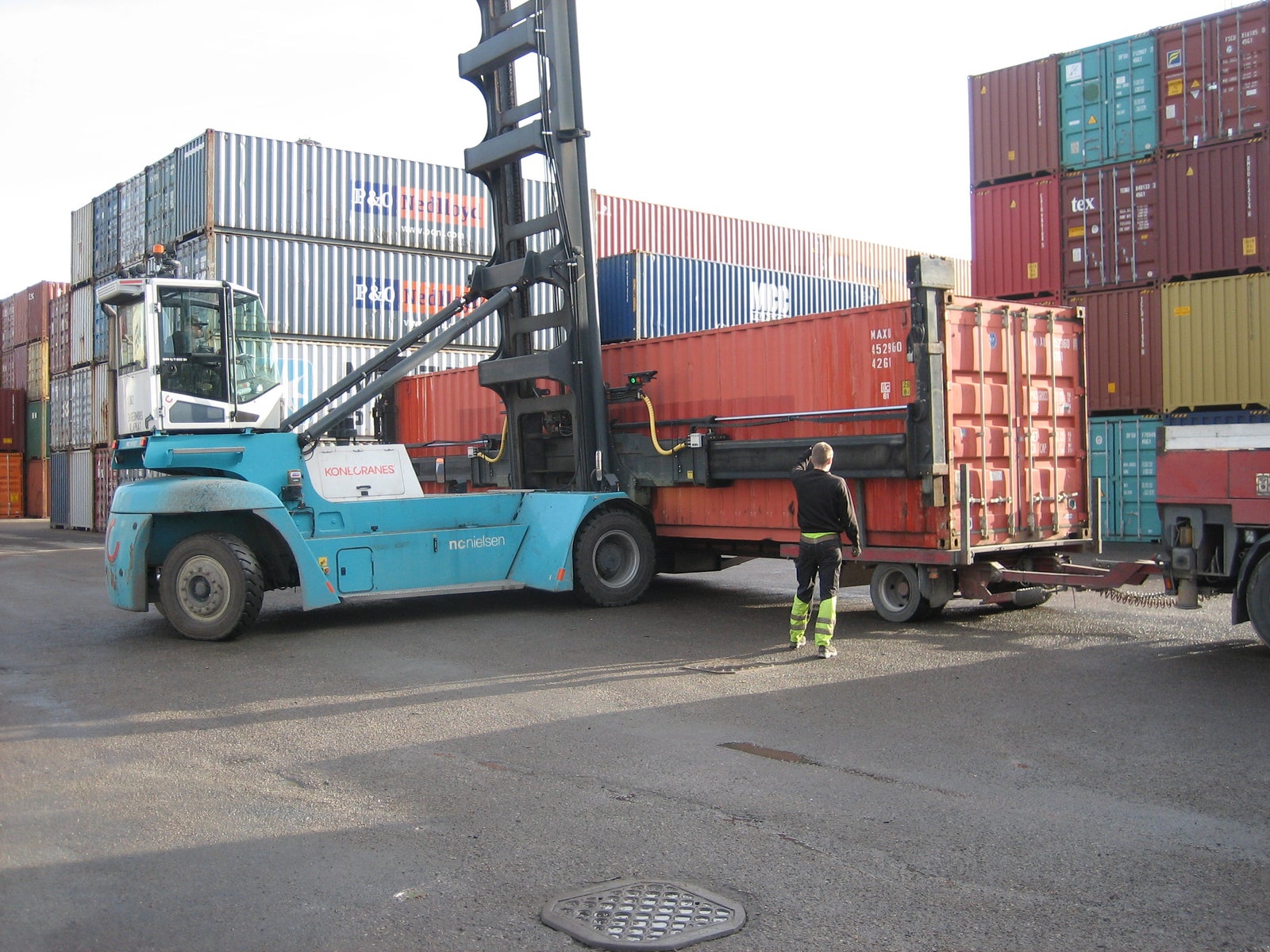 Container  40 fods  skibscontainer   CSC godken...