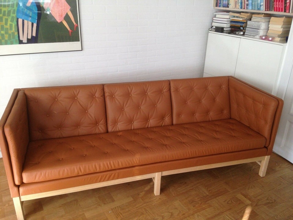 Erik Jørgensen sofa. Model 315.  I cognac læder....