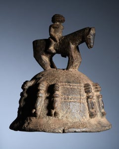 Skulptur - Låg på en Dogon salveæske - Mali
