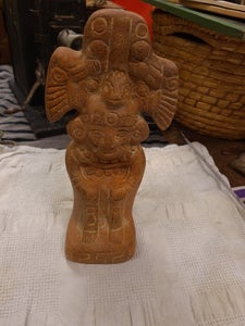 Skøn mexikansk terracotta maya figur 