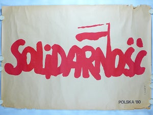 Solidarnosc original 1980 Polsk tryk