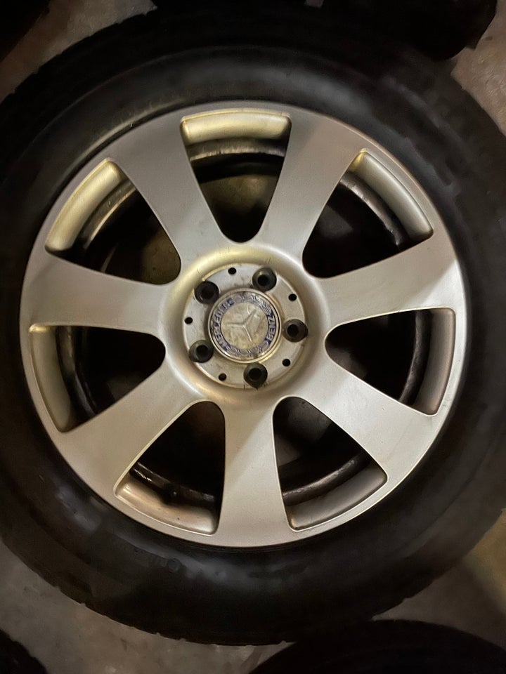 17” orignale Mercedes GLK fælge med Continental...