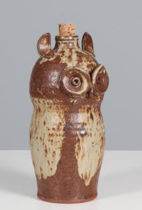 Visby flaske af keramik