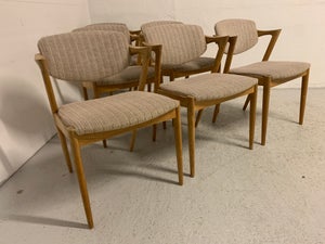 Spisebordsstole, design Kai Kristiansen, model 42