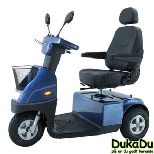 El Scooter DukaDu c3 blå - 3 hjulet luksus scooter med høj komfort