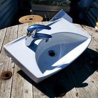 Ifø håndvask med hansgrohe armatur, 500x310x140...