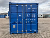 20 fods container KUN i Blå - TILBUD Begrænset...