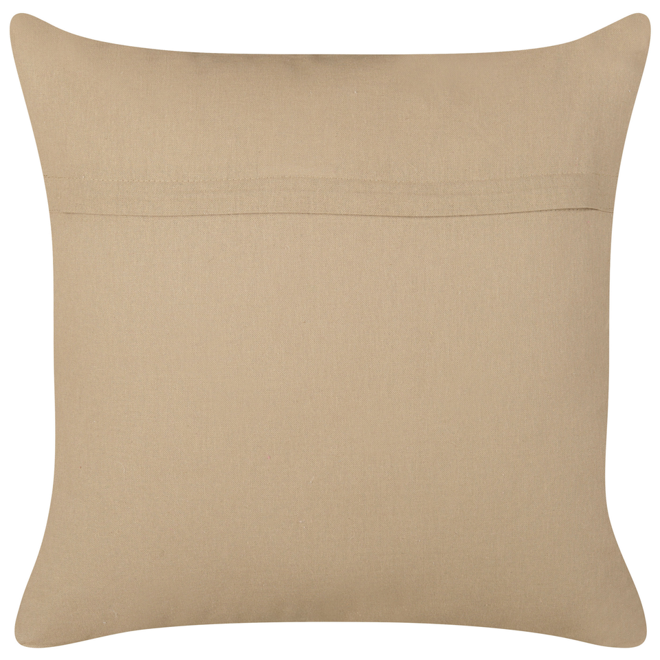 2 dekorative jutepuder 45 x 45 cm beige DESALIX