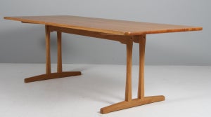 Børge Mogensen Shaker spisebord, model C18. Massiv eg