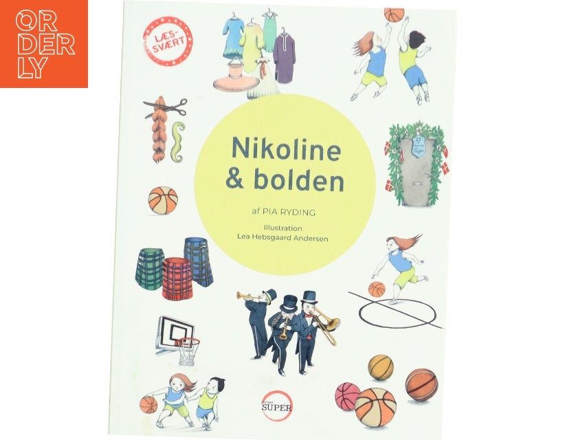 Nikoline & bolden : en læs-svært bog af Pia Rydi...
