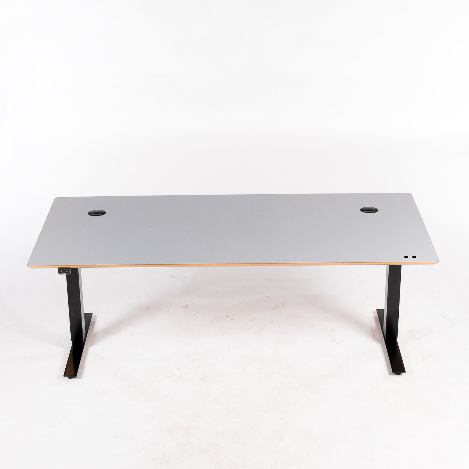 Hæve sænkebord 180 x 90 - grå laminat