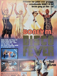 ⭐️- Plakat: Vintage - Boney M. - Disco Fever