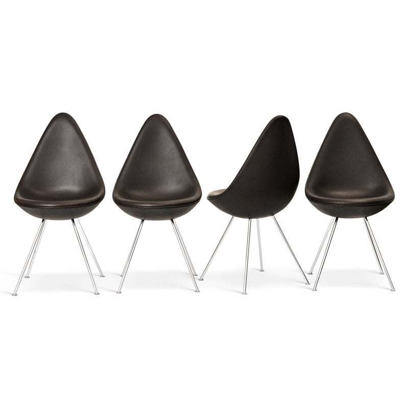 4 stk. Arne Jacobsen Dr ben Elegance Mokka dba.dk K b og Salg