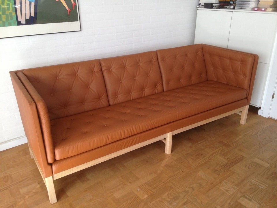 Erik Jørgensen sofa. Model 315.  I cognac læder....