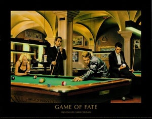 Consani - "Game of Fate" - Billard con Marilyn, James Dean, Bogart & Elvis