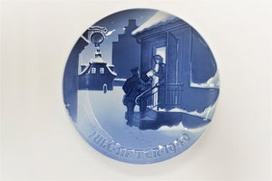 Bing & Grøndahl. Juleplatte 1940. Diameter 18 cm. (1 sorteri