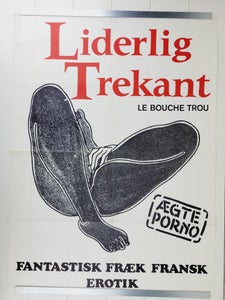 ⭐️- Plakat: Vintage - Liderlig Trekant - Le Bouche Trou