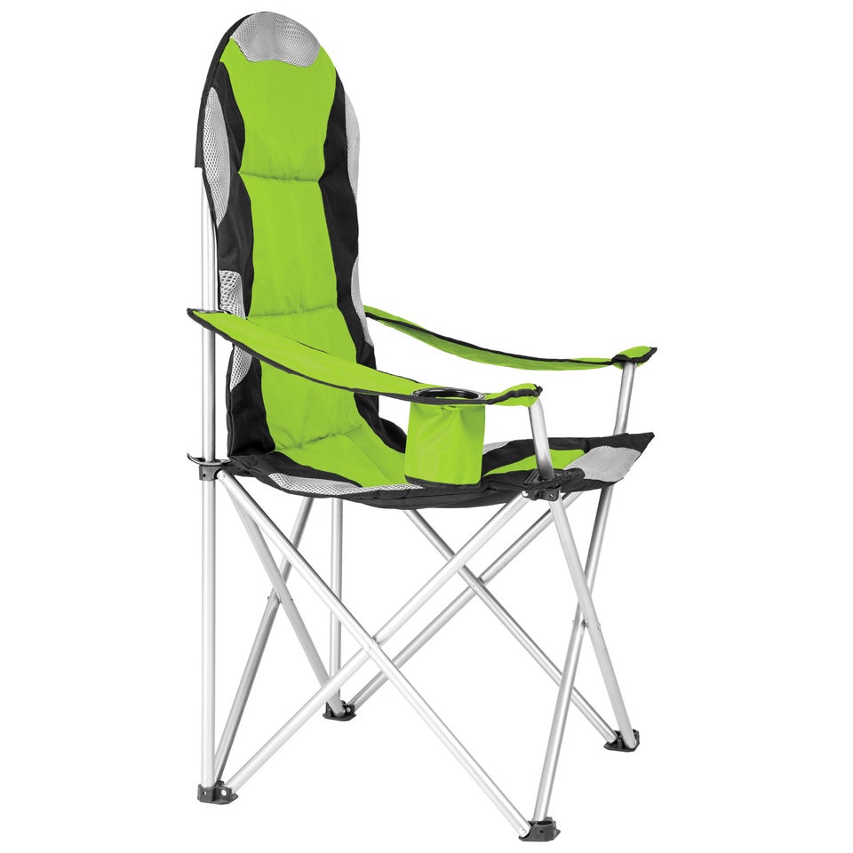 2 Campingstole polstret grøn