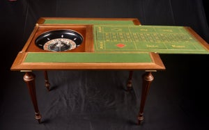 Spillebord - Sidebord - Træ - Spillebord fra det 19. århundrede