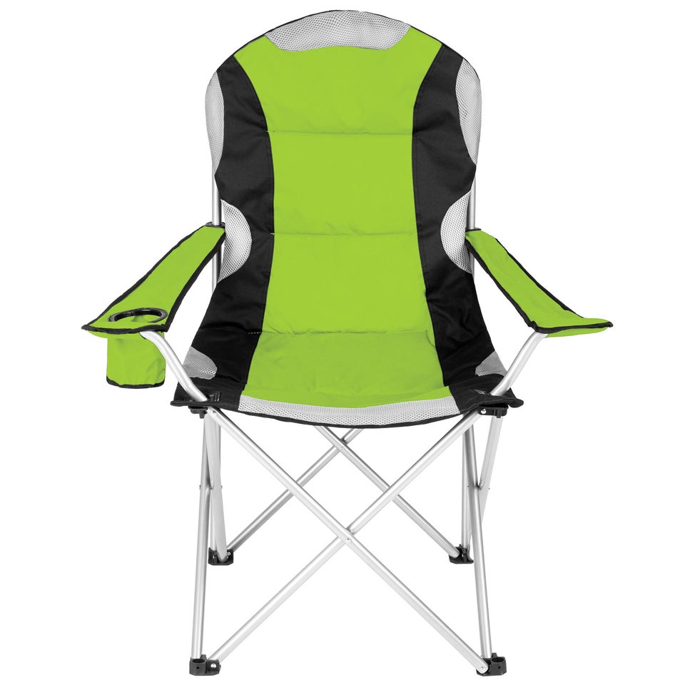 2 Campingstole polstret grøn
